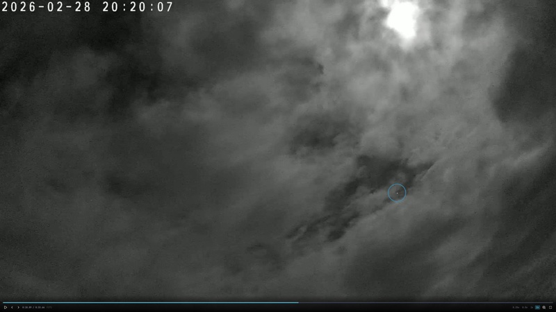 Évènement #2274 — 5 secondes après, même zone